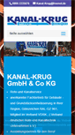 Mobile Screenshot of kanal-krug.de